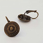 Supporto per orecchini Dormeuse N°116 x 1 coppia Bronzo