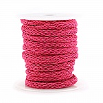 Corde polyester Regaliz 4 x 7 mm Fushia