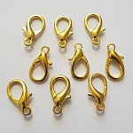 1 Fermoir Mousqueton 23 x 12 mm doré