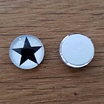 cabochon rond en verre 10mm divers 005