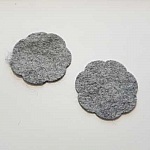 Jolie petite fleur en Feutrine 50 mm N°05-09 x 2 pièces