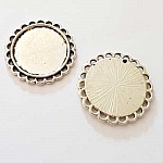 Support cabochon 20 mm N°04-2 Anneaux
