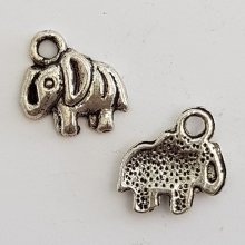Ciondolo elefante N°01 x 2 pezzi