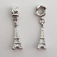 Ciondolo Torre Eiffel x 2 pezzi