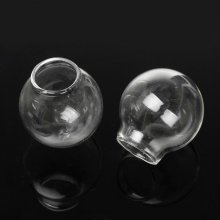 Sfere di vetro globo 01 35 mm 5 pezzi da riempire