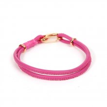 Bracciale europeo doppio Uni Fushia