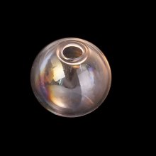 1 sfera di vetro rotonda da riempire 17 mm AB Clear
