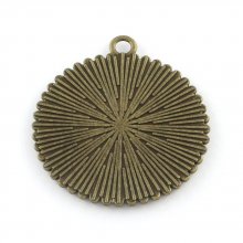 Porta cabochon in bronzo 20 x 25 mm, ciondoli cabochon 31AB