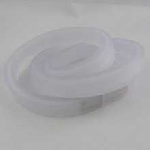 0,50 Cm PVC rettangolo cavo Bianco