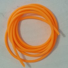 1 metro di cavo in pvc cavo arancione fluorescente da 2 mm.