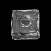 5 sfere di vetro quadrate da 20 mm da riempire