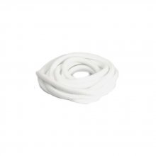 40 cm di corda da arrampicata rotonda 10 mm Bianco