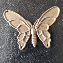 Timbro in bronzo con filigrana a farfalla N°07