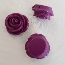 Fiore sintetico n. 03-18 viola scuro