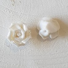 Piastrella fiore 15 mm N°02-02 Bianco