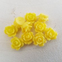 Fiore sintetico 09 mm N°01-07 Giallo chiaro
