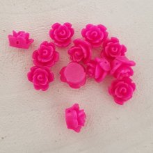 Fiore sintetico 09 mm N°01-21 Rosa