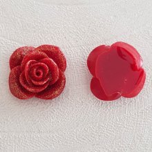 Fiore sintetico 20 mm N°05-11 Rosso