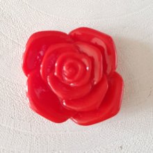 Fiore sintetico 37 mm N°06-02 Rosso