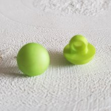 Bottoni fantasia per bambini e neonati Motivo mezza palla N°04-02 Verde