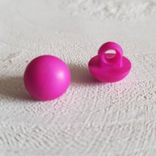 Bottoni fantasia per bambini e neonati motivo Demi Boule N°04-04 Fushia