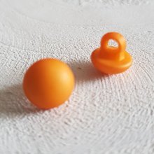 Bottoni fantasia per bambini e neonati motivo Demi Boule N°04-05 Arancione