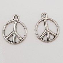 Ciondolo Peace &amp; Love N°07 Argento