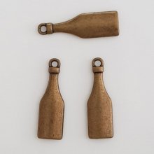 Bottiglia Charm N°01 Bronzo x 10 pezzi.
