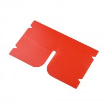 Organizzatore a clip in plastica rosso