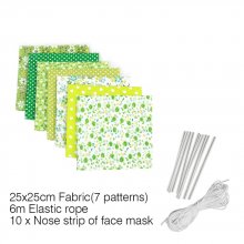 Set di materiali per maschere Verde