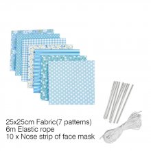 Set di materiali per maschere Blu