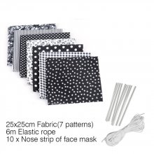 Set di materiali per maschere Nero