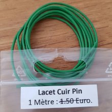 1 metro di cordoncino rotondo in pelle liscia Pin 1 mm