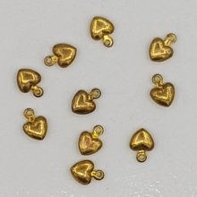 Ciondoli a cuore N°37 oro antico