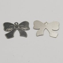 Fascino per papillon in argento n. 17 Fascino per papillon in metallo pregiato