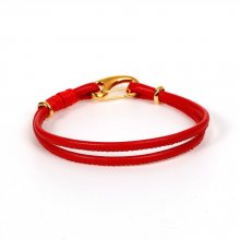 Bracciale europeo doppio Uni rosso