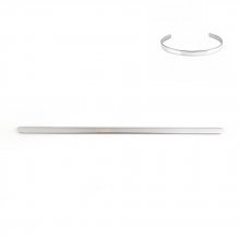 Bracciale in acciaio inox da 5 mm N°06 da piegare