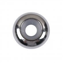 Perlina in acciaio inox da 8 mm (con nucleo in silicone regolabile).
