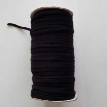 Elastico poliestere nylon piatto 4 mm nero x 100 metri