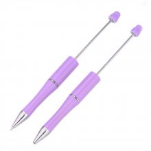 Penna decorativa con perline viola lilla per la personalizzazione x 1 pezzo