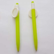 Penna verde con supporto per cabochon 25 mm
