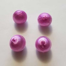Filo di perline intrecciate 15 mm Viola