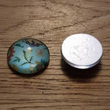 cabochon rond en verre 20mm divers 034