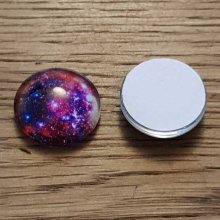 cabochon rond en verre 16mm divers 002