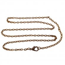 Collier Bronze maille de 50 cm N°01