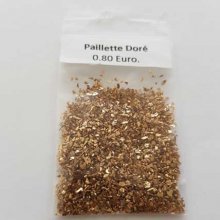 Micro bille Paillette Doré sachet de 4 Grammes