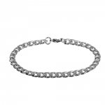 Bracciale N°04 in acciaio inossidabile 304, 20,5 cm