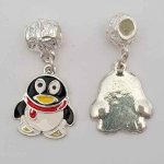 Charm Pinguino N°01 x 2 Pezzi