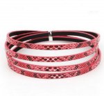 Pelle 05 mm Fushia design pelle di serpente 1 metro