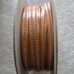 10 mm di pelle naturale Swarovski Strass per 20 cm